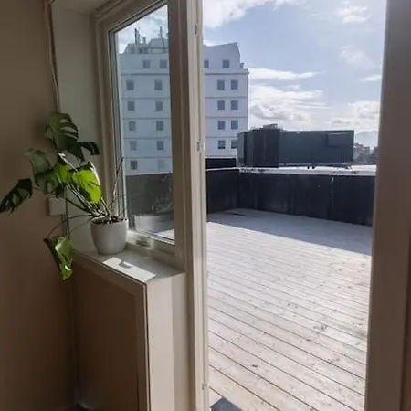 アパート The Penthouse トロムソ